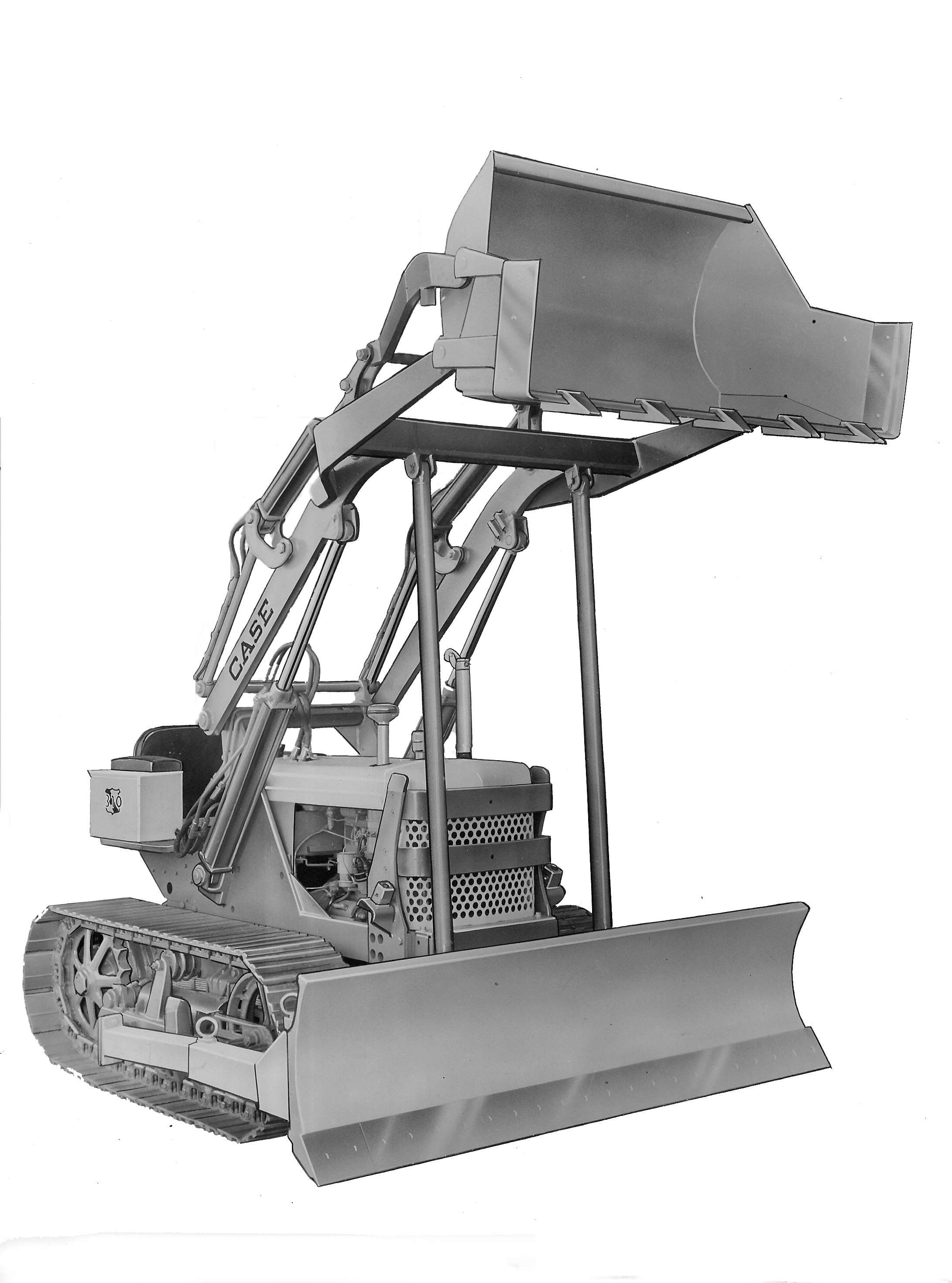 case ihi  macchine industriali Case-model-350-combination-dozer-loader-1958-pit-quarry