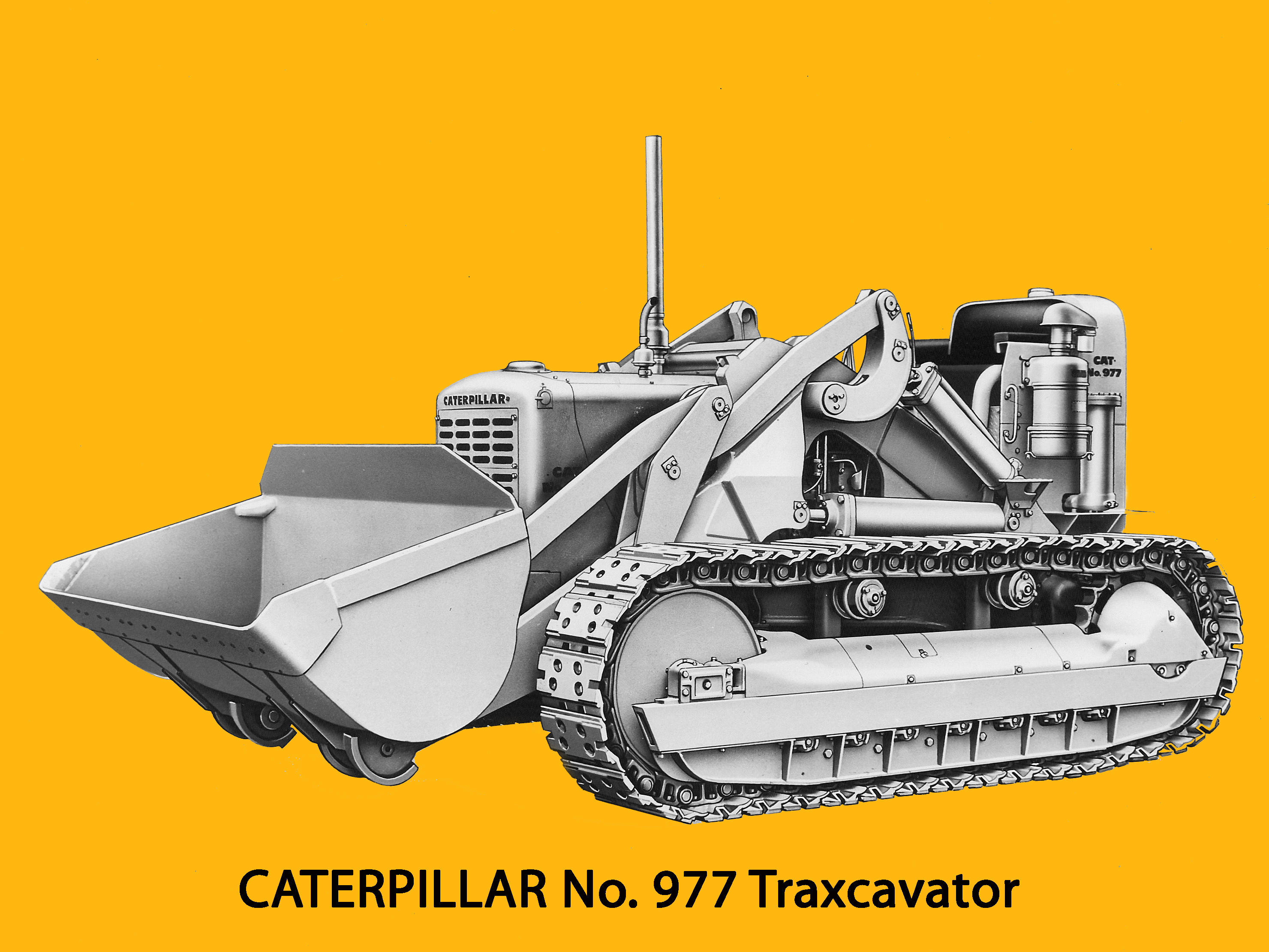 Traxcavator  macchine Caterpillar-model-977-traxcavator-loader-edgar-browning-image